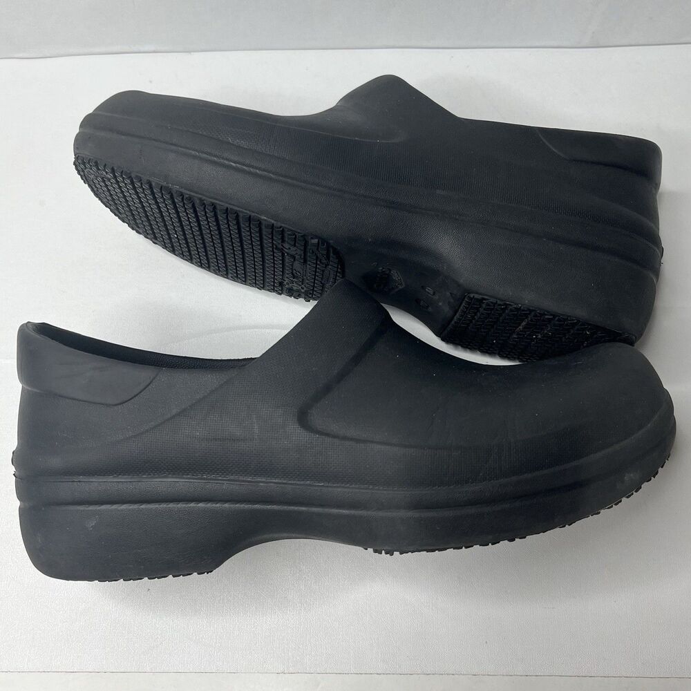 Crocs Shoes Neria Pro 2 Black Slip Resistant Clogs Womens Size 10 PLS READ - Picture 4 of 10